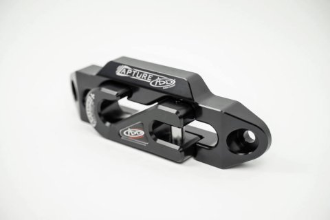 Addictive Desert Designs 1-5/16in Winch Fairlead Plate w/ Recessed Round End Hook - Black thumbnail 2