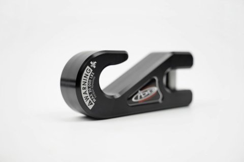 Addictive Desert Designs 1-5/16in Winch Fairlead Plate w/ Recessed Round End Hook - Black thumbnail 7