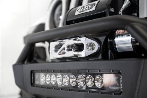 Addictive Desert Designs 2020 Jeep Gladiator JT Stealth Fighter Front Bump w/ Top Hoop & Winch Mount thumbnail 4