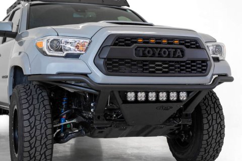 Addictive Desert Designs 16-20 Toyota Tacoma PRO Bolt-On Front Bumper - Hammer Black thumbnail 2
