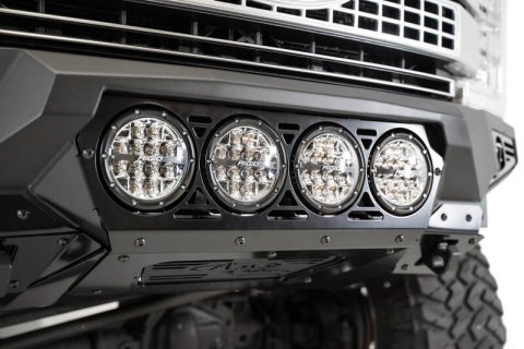Addictive Desert Designs 17-20 Ford Super Duty Bomber Front Bumper w/ Mounts For 4 Rigid 360 6in thumbnail 5