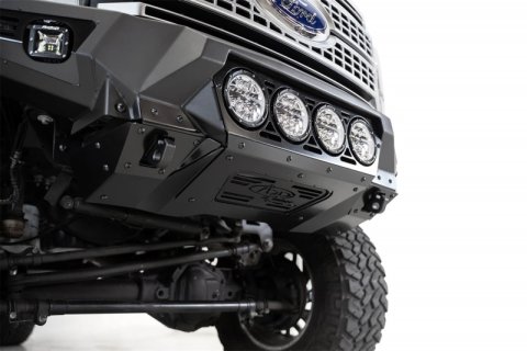 Addictive Desert Designs 17-20 Ford Super Duty Bomber Front Bumper w/ Mounts For 4 Rigid 360 6in thumbnail 6