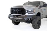 Addictive Desert Designs 19-20 RAM 2500/3500 Hammer Black Stealth Fighter Front Bumper thumbnail 6