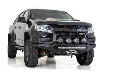 Addictive Desert Designs 2021 Chevy Colorado ZR2 Stealth Fighter Front Bumper thumbnail 1