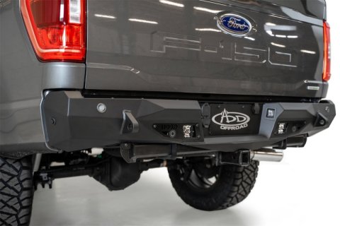 Addictive Desert Designs 2021 Ford F-150 Stealth Fighter Rear Bumper w/ Back up Sensors thumbnail 6