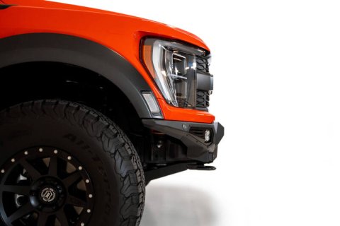 Addictive Desert Designs 2021+ Ford Raptor Bomber Front Bumper w/ 3 Baja Designs LP6 Light Mounts thumbnail 6