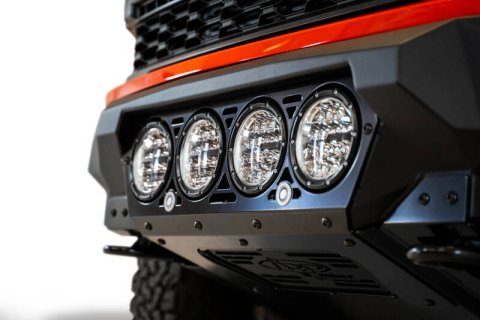 Addictive Desert Designs 2021+ Ford Raptor Bomber Front Bumper w/ 4 Rigid 360 6in Light Mounts thumbnail 6