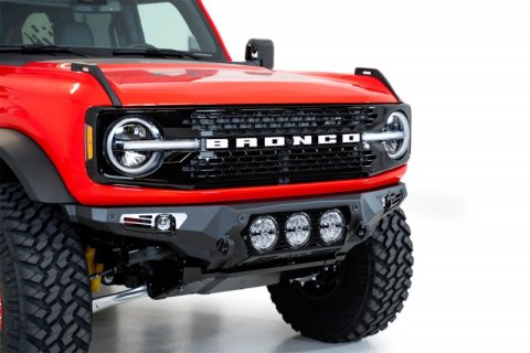 Addictive Desert Designs 21-22 Ford Bronco Bomber Front Bumper (w/ 3 Rigid 360 Mounts) thumbnail 3