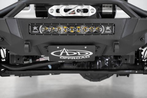 Addictive Desert Designs 07-23 Jeep JK/JL/JT Stealth Fighter Front License Plate Bracket thumbnail 2