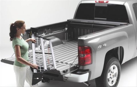 Roll-N-Lock 07-13 Chevy Silverado/Sierra LB 96-1/4in Cargo Manager thumbnail 5