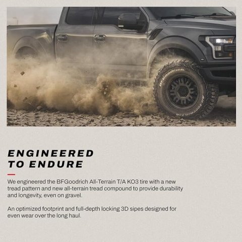 BFGoodrich All Terrain T/A KO3 LT275/55R20/D 115/112S thumbnail 6