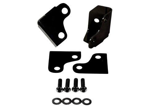 Kentrol 07-18 Jeep Wrangler JK Windshield Light Mount - Powdercoat Black thumbnail 1