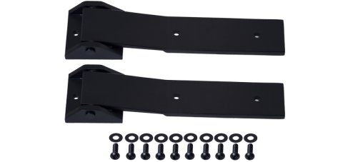 Kentrol 07-18 Jeep Wrangler JK Tailgate Hinge Pair - Textured Black thumbnail 1