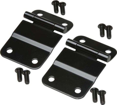 Kentrol 76-86 Jeep CJ7 Tailgate Hinge Pair - Powdercoat Black thumbnail 1
