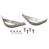 Kentrol 87-95 Jeep Wrangler YJ Rear Body Guard Pair - Polished Silver thumbnail 1
