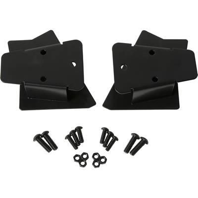 Kentrol 03-06 Jeep Wrangler TJ Mirror Relocation Bracket Pair - Powdercoat Black thumbnail 1