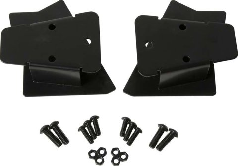 Kentrol 03-06 Jeep Wrangler TJ Mirror Relocation Bracket Pair - Powdercoat Black thumbnail 2