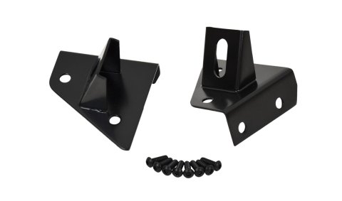 Kentrol 76-95 Jeep CJ/Wrangler YJ Light Bracket Pair - Powdercoat Black thumbnail 1