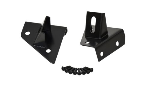 Kentrol 76-95 Jeep CJ/Wrangler YJ Light Bracket Pair - Powdercoat Black thumbnail 2