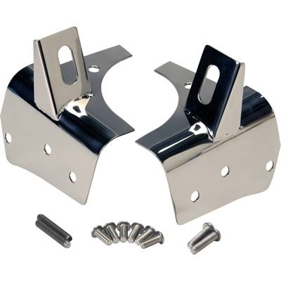 Kentrol 97-06 Jeep Wrangler TJ Light Bracket Pair - Polished Silver thumbnail 3