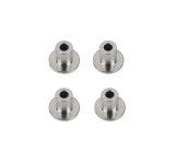 Kentrol 07-18 Jeep Wrangler JK OEM Anti-Theft Door Nuts 2 Door - Polished Silver thumbnail 2