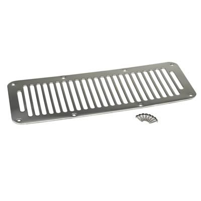 Kentrol 87-95 Jeep Wrangler YJ Hood Vent 8 Holes- Polished Silver thumbnail 1