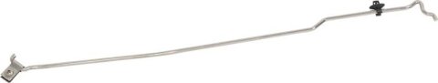 Kentrol 07-18 Jeep Wrangler JK Hood Prop Rod - Polished Silver thumbnail 2