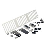 Kentrol 1997 Jeep Wrangler TJ Hood Kit - Polished Silver thumbnail 1