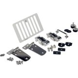 Kentrol 98-06 Jeep Wrangler TJ Hood Kit - Polished Silver thumbnail 1
