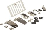 Kentrol 98-06 Jeep Wrangler TJ Hood Kit - Polished Silver thumbnail 2