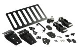 Kentrol 07-18 Jeep Wrangler JK Hood Kit - Powdercoat Black thumbnail 1