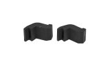 Kentrol 07-18 Jeep Wrangler JK Hood Catch Pair- Polished Silver thumbnail 3