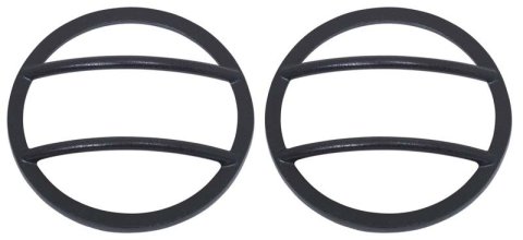 Kentrol 07-18 Jeep Wrangler JK Front Marker Covers Pair - Textured Black thumbnail 2
