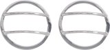 Kentrol 07-18 Jeep Wrangler JK Front Marker Covers Pair - Polished Silver thumbnail 2