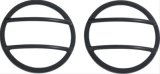 Kentrol 07-18 Jeep Wrangler JK Fog Light Cover Pair - Powdercoat Black thumbnail 1