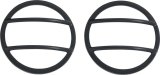 Kentrol 07-18 Jeep Wrangler JK Fog Light Cover Pair - Powdercoat Black thumbnail 2