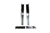 Kentrol 07-18 Jeep Wrangler JK Entry Guards 4 Pieces 4 Door - Polished Silver thumbnail 2