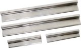 Kentrol 07-18 Jeep Wrangler JK Entry Guards 4 Pieces 4 Door - Polished Silver thumbnail 4