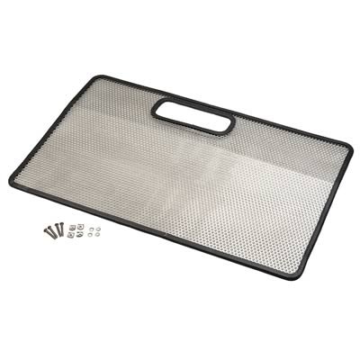 Kentrol 1997 Jeep Wrangler TJ Bug Shield - Polished Silver thumbnail 2