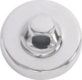 Kentrol 07-18 Jeep Wrangler JK Antenna Cover - Polished Silver thumbnail 1