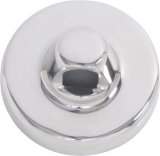 Kentrol 07-18 Jeep Wrangler JK Antenna Cover - Polished Silver thumbnail 2