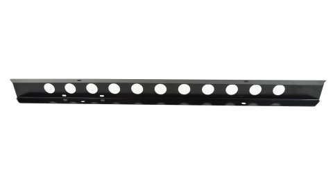 Kentrol 45-86 Jeep CJ 54 Inch Front Bumper with holes - Powdercoat Black thumbnail 2