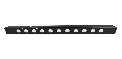 Kentrol 45-86 Jeep CJ 54 Inch Front Bumper with holes - Powdercoat Black thumbnail 3