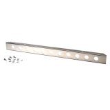 Kentrol 87-95 Jeep Wrangler YJ 54 Inch Front Bumper with holes - Polished Silver thumbnail 1