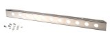Kentrol 87-95 Jeep Wrangler YJ 54 Inch Front Bumper with holes - Polished Silver thumbnail 2