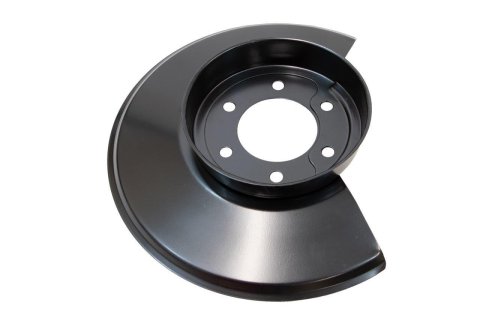 Kentrol 76-78 Jeep CJ Disc Brake Dust Cover Jeep Black Powdercoat Stainless thumbnail 3