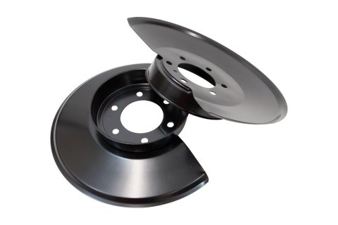 Kentrol 76-78 Jeep CJ Disc Brake Dust Cover Jeep Black Powdercoat Stainless thumbnail 4