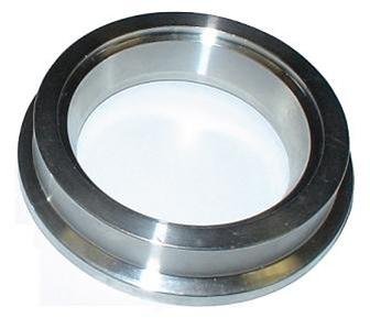 Torque Solution Stainless Steel V-Band Clamp & Flange Kit - 3.5in (89mm) thumbnail 3