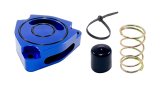Torque Solution Blow Off BOV Sound Plate (Blue) 11+ Hyundai Veloster Turbo thumbnail 2