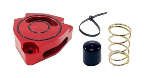 Torque Solution Blow Off BOV Sound Plate (Red) 11+ Hyundai Veloster Turbo thumbnail 2